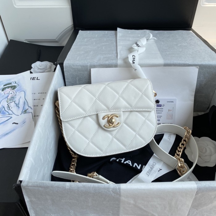  Handbag  Chanel AS2484 size  15*20*6.5 cm 