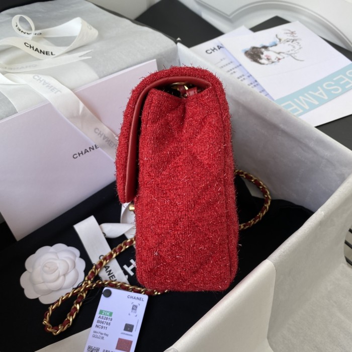  Handbag  Chanel AS2819 size 16×19.5×6 cm