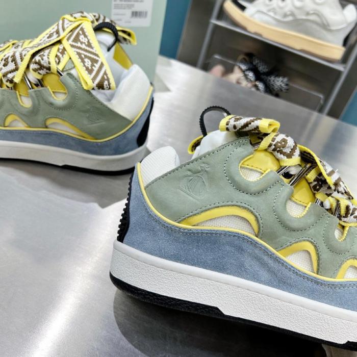 Lanvin Curb Sneaker Blue Grey