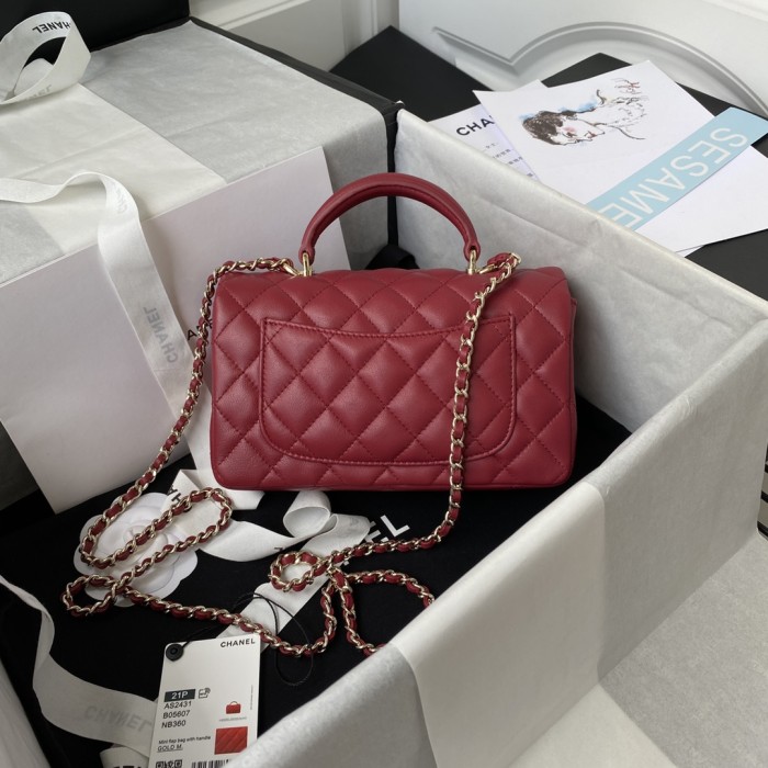  Handbag  Chanel AS2431  size 20x12x6 cm