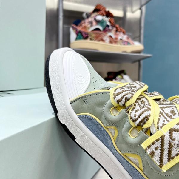 Lanvin Curb Sneaker Blue Grey