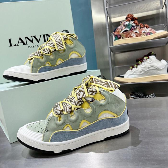 Lanvin Curb Sneaker Blue Grey