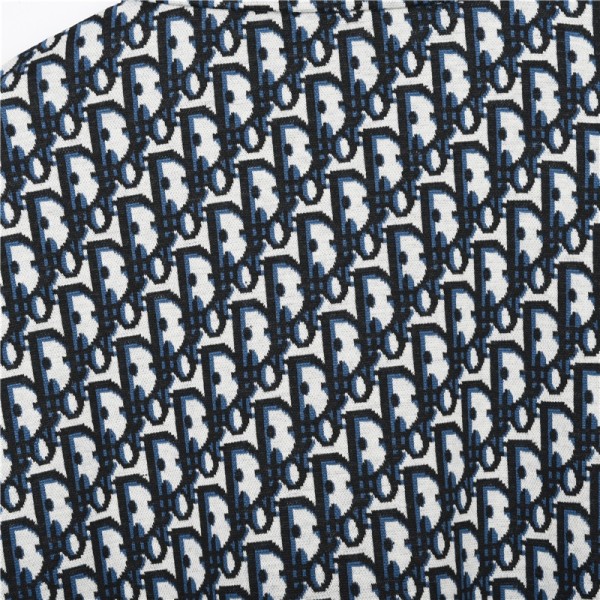 DIOR Shirt Men's Beige Marine Blue