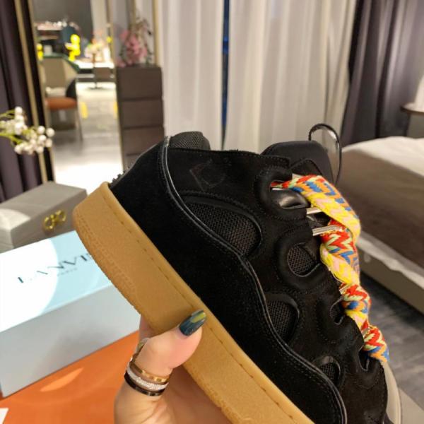 Lanvin Leather Curb Black