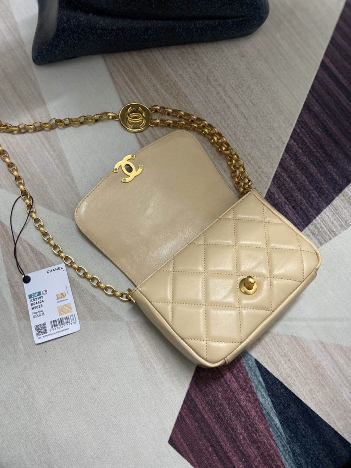  Handbag  Chanel AS2189  size 14x17.5x6 cm