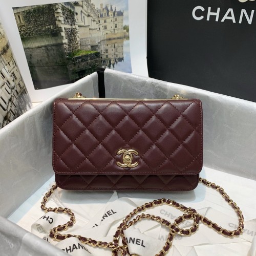 CHANEL Shoulder Bags A80982-Y04059-N9317 size 19.2*3.5*12.3 cm