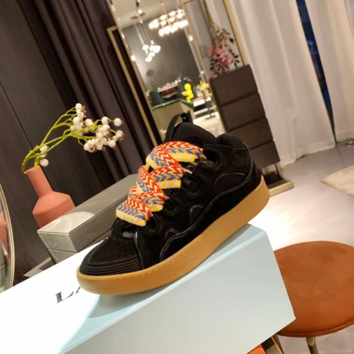 Lanvin Leather Curb Black