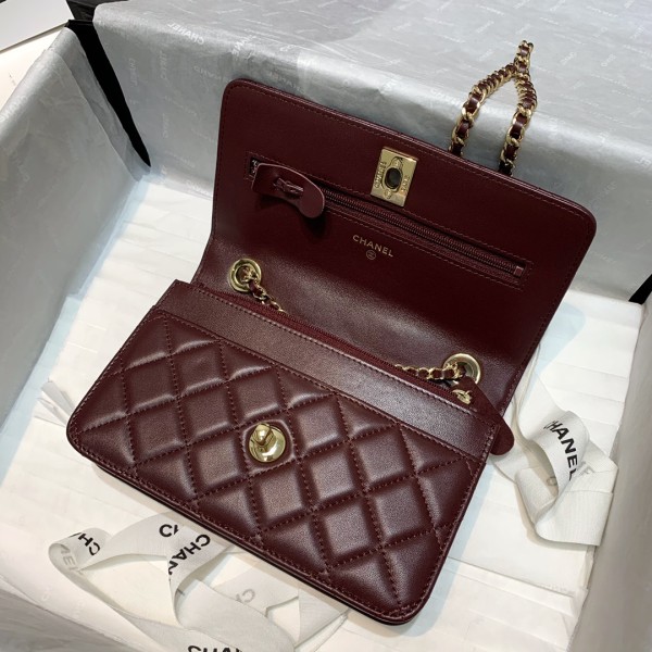 CHANEL Shoulder Bags A80982-Y04059-N9317 size 19.2*3.5*12.3 cm