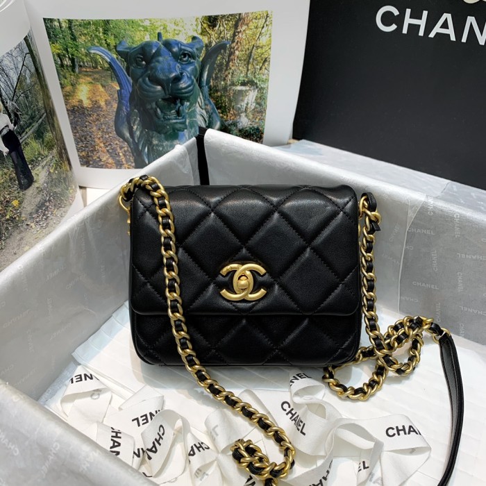  Handbag  Chanel  AS2733  size  17 12.5 5 cm