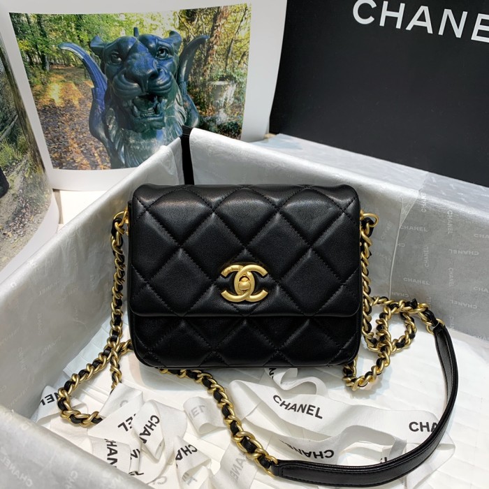  Handbag  Chanel  AS2733  size  17 12.5 5 cm