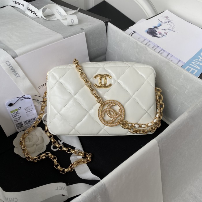  Handbag  Chanel AS3383  size  13-19-6.5 cm