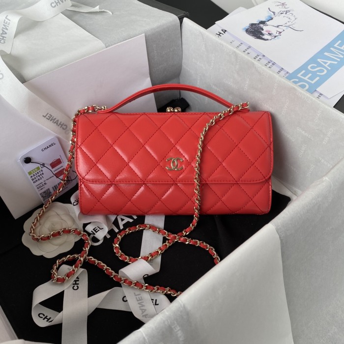 Handbag  Chanel AS2875  size 12.4*22.3*5.7 cm