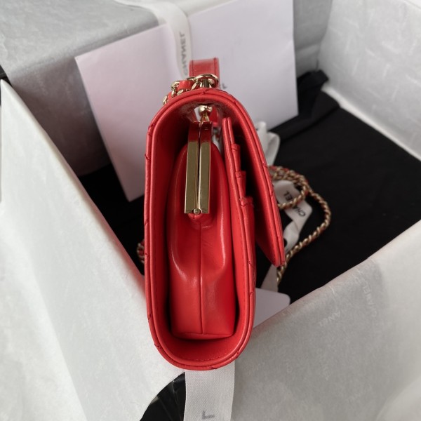  Handbag  Chanel AS2875  size 12.4*22.3*5.7 cm