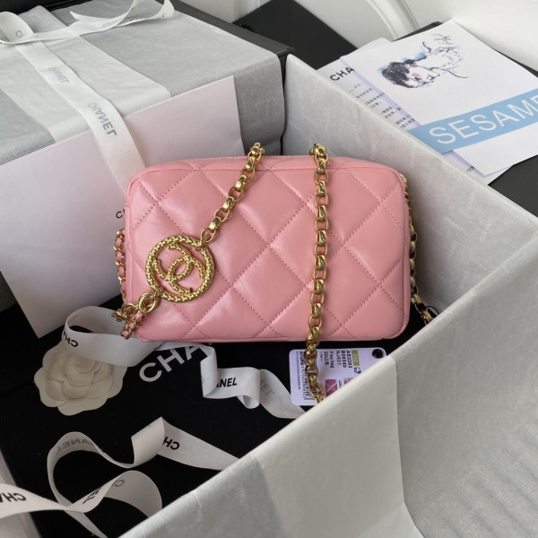  Handbag  Chanel AS3383  size  13-19-6.5 cm