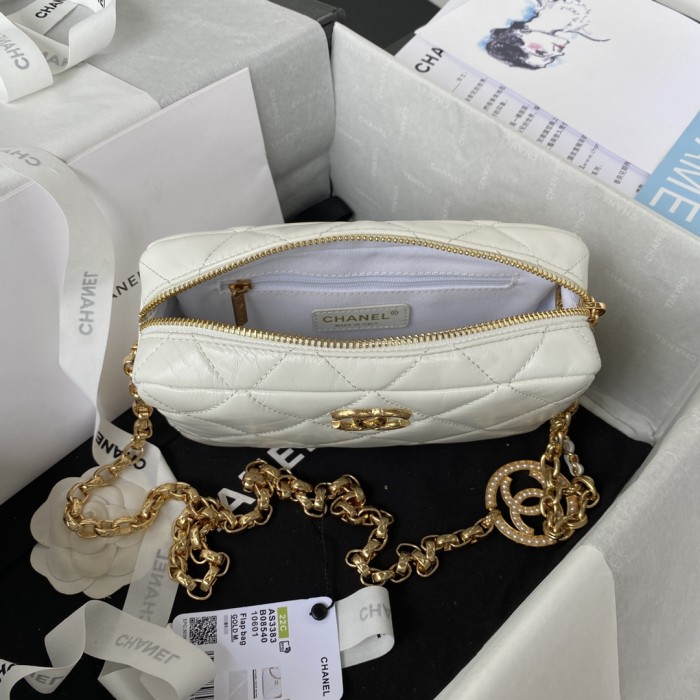  Handbag  Chanel AS3383  size  13-19-6.5 cm