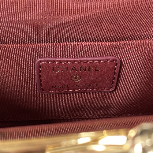 Handbag Chanel AS2875  size 12.4*22.3*5.7 cm