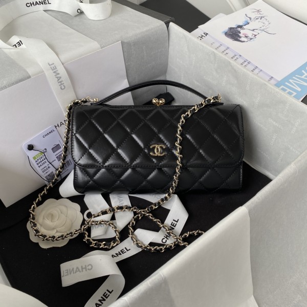Handbag Chanel AS2875  size 12.4*22.3*5.7 cm