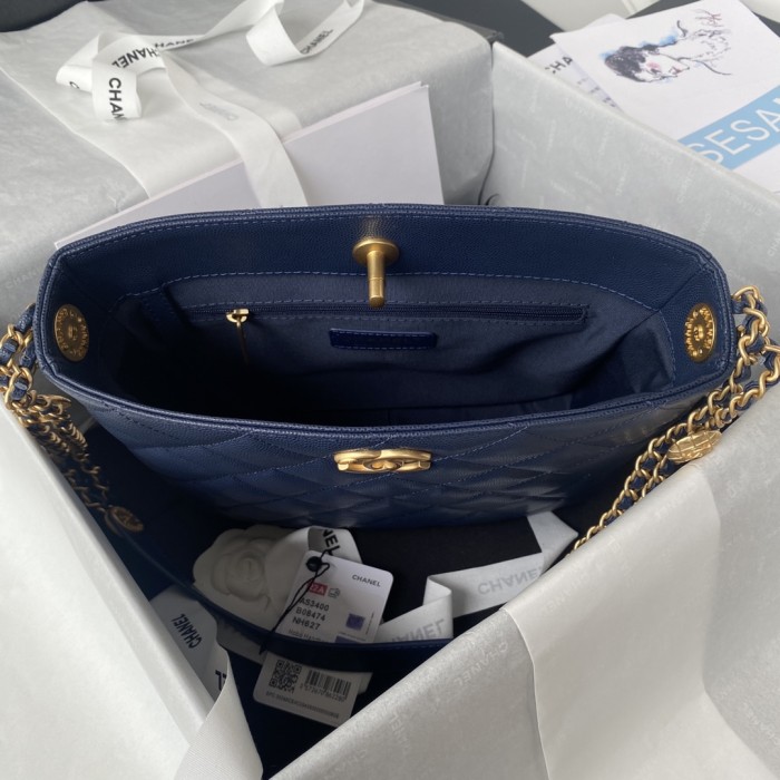  Handbag   Chanel  AS3400 size 24.5x21.5x8 cm 