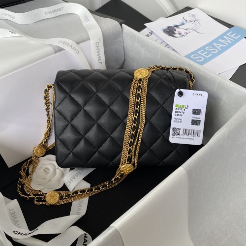  Handbag   Chanel  AS3378  size 15*20*9 cm