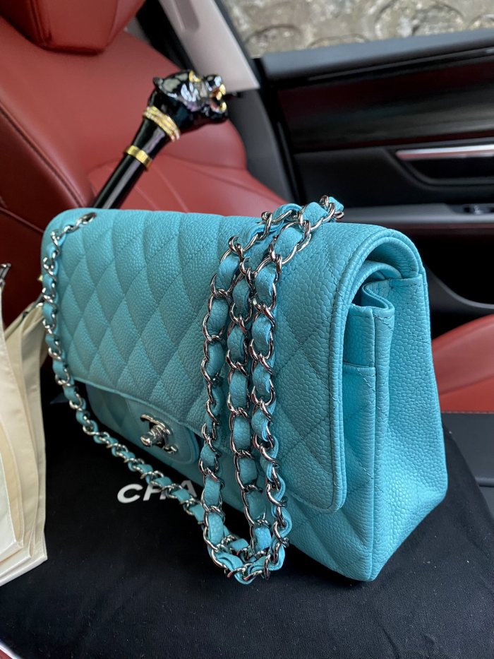  Handbag   Chanel  A01112  size 25.5*15.5*6.5  cm