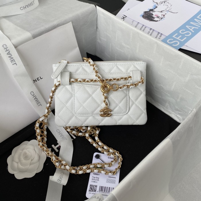 Handbag   Chanel  AS3225  size  12*17.5*2.5 cm