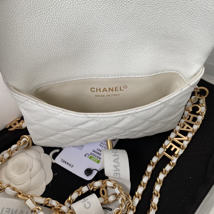  Handbag   Chanel  AS3225  size  12*17.5*2.5 cm