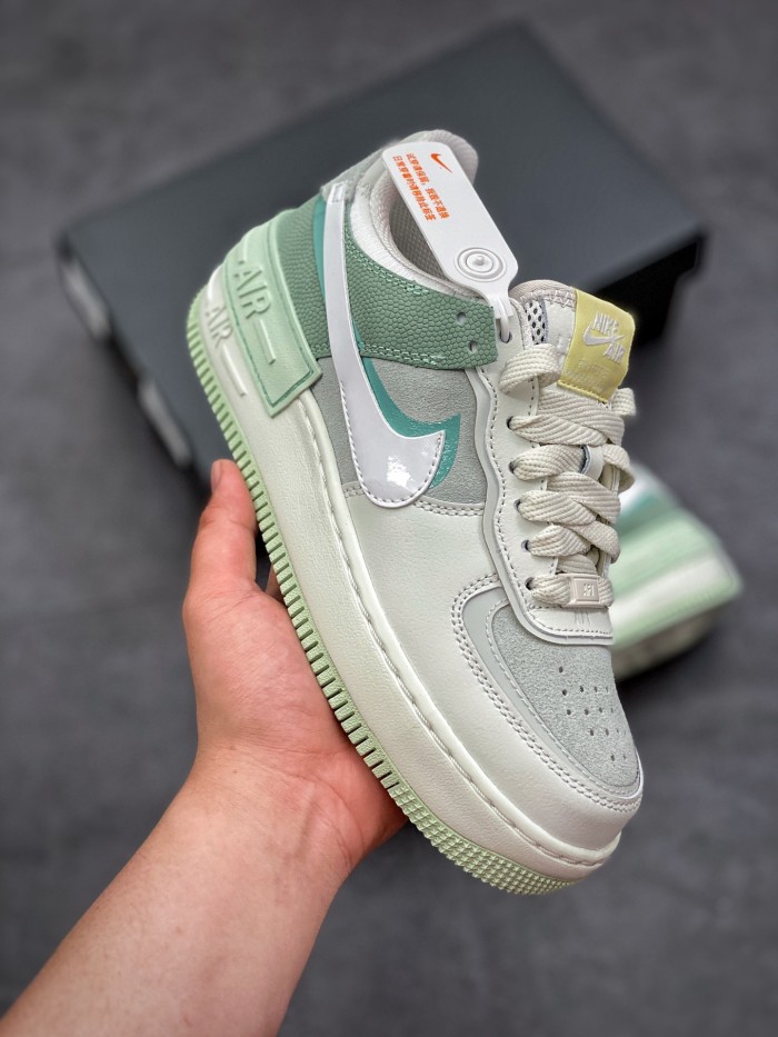 Nike Air Force 1 Low Shadow Spruce Aura White (Women's)