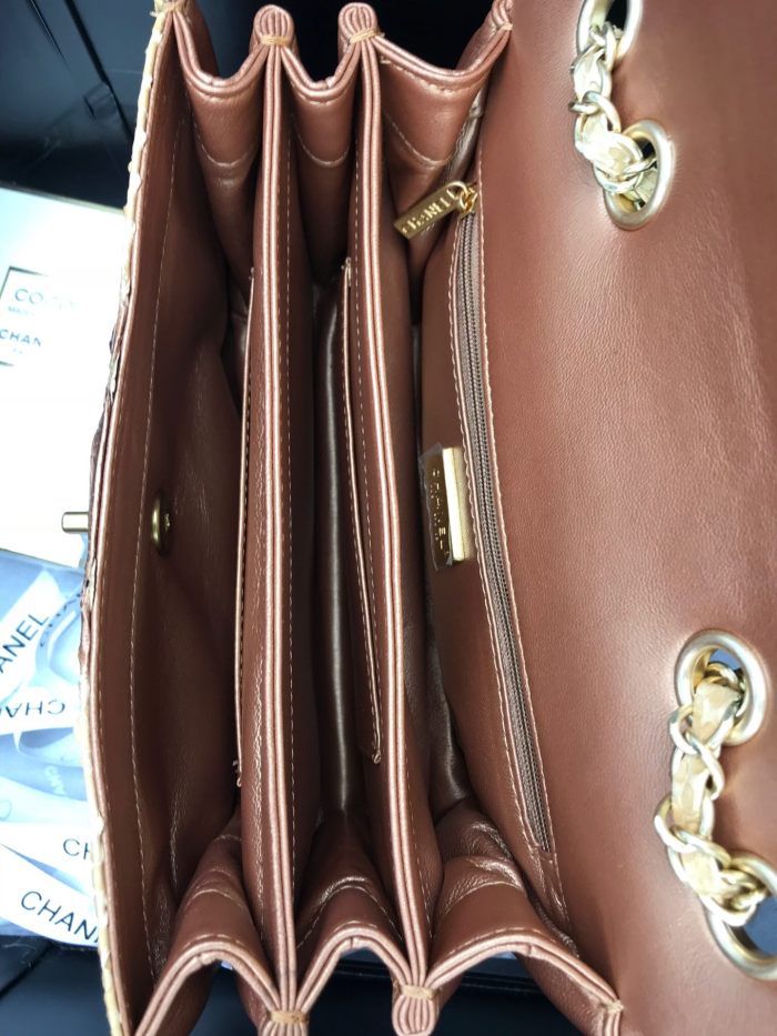  Handbag Chanel  size 24.5cm*15.5cm*8.5 cm