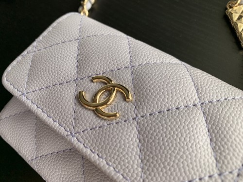  Handbag  Chanel  2444  size 10cmx7.5cmx2 cm 