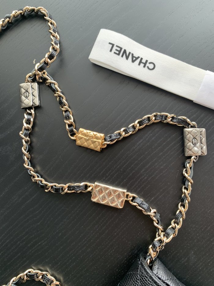 Handbag   Chanel  2444 size  10cmx7.5cmx2 cm