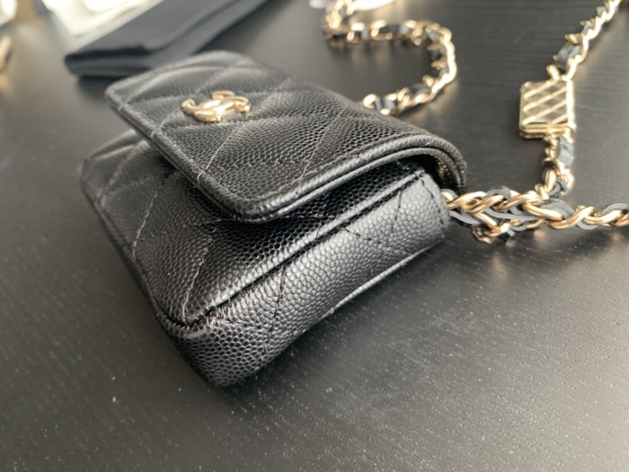 Handbag   Chanel  2444 size  10cmx7.5cmx2 cm