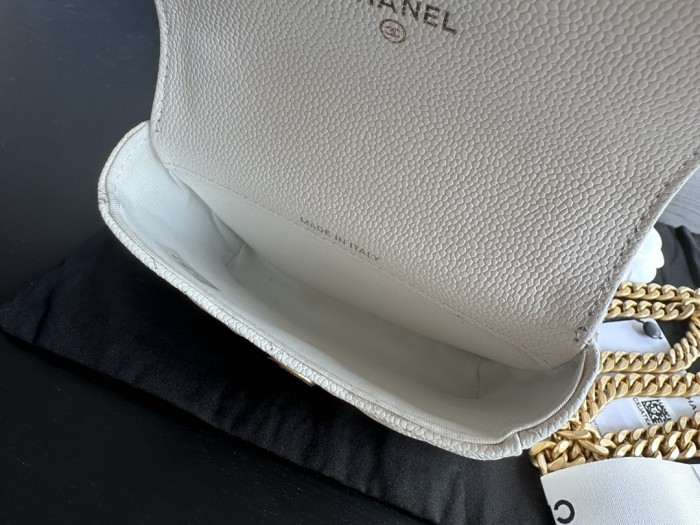  Handbag  Chanel  3224 size  12.5cmx9cmx3 cm