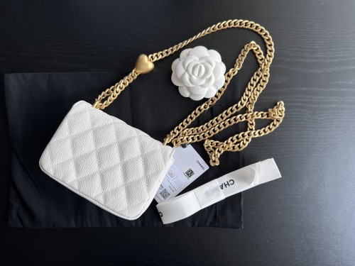  Handbag  Chanel  3224 size  12.5cmx9cmx3 cm