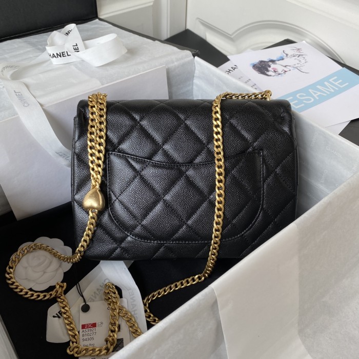  Handbag   Chanel AS3921  size  19X24x9 cm