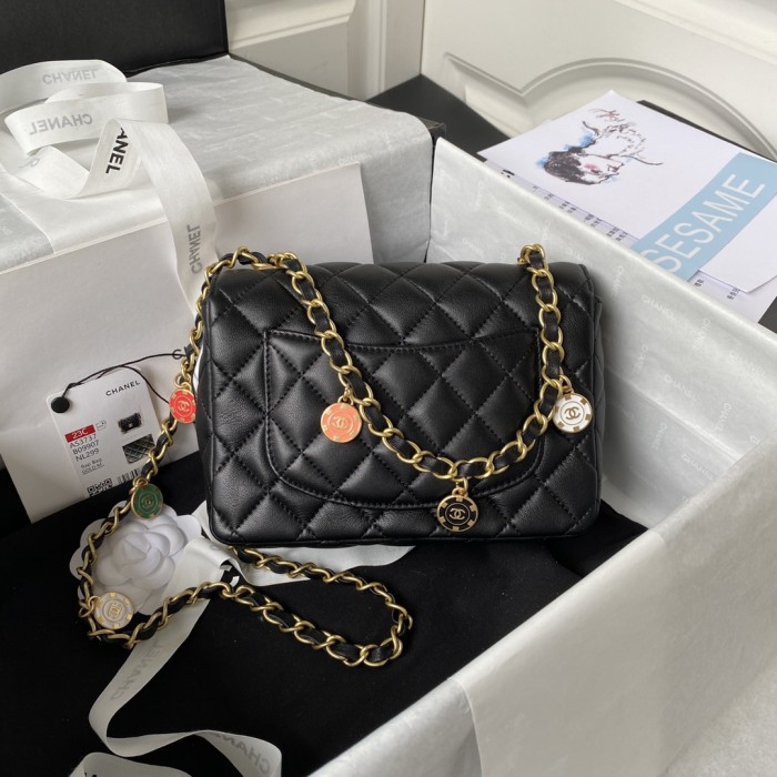 Handbag  Chanel  AS3737 size  14.5*19*6.5 cm