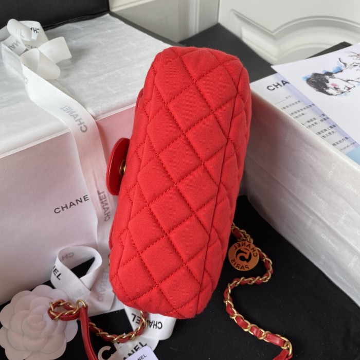  Handbag  Chanel  AS3710  size  17×19×6 cm