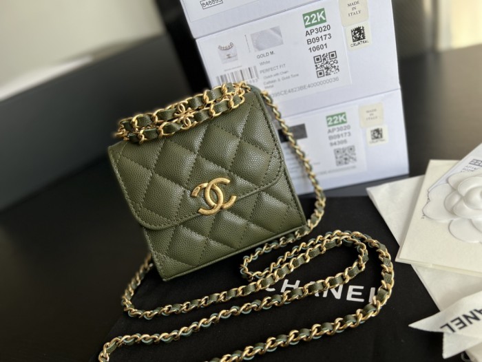  Handbag  Chanel 3020  size  11cmx11cm3 cm