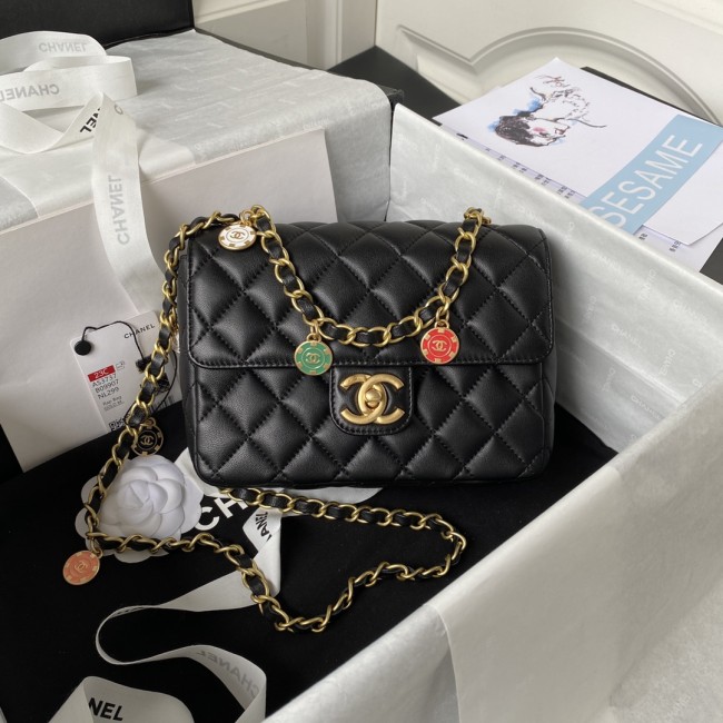 Handbag  Chanel  AS3737 size  14.5*19*6.5 cm