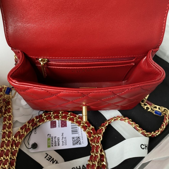  Handbag Chanel AS3442  size  20.5*17*6.5 cm