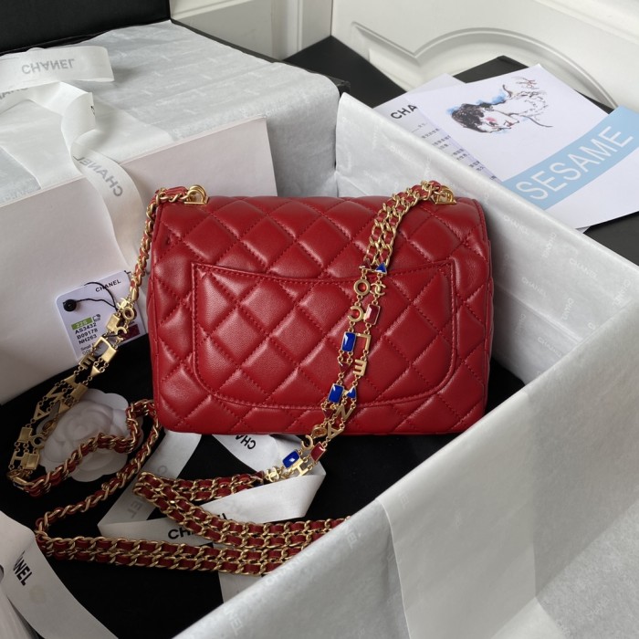  Handbag Chanel AS3442  size  20.5*17*6.5 cm