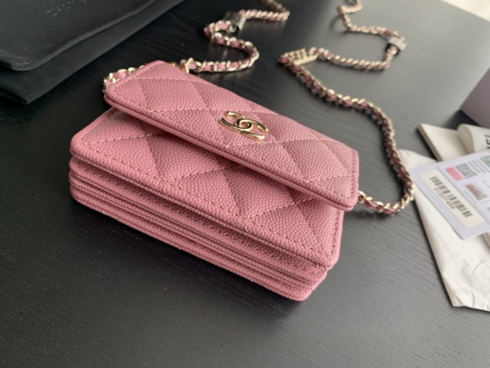  Handbag   Chanel  2444  size  10cmx8cmx1.5 cm