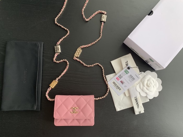  Handbag   Chanel  2444  size  10cmx8cmx1.5 cm