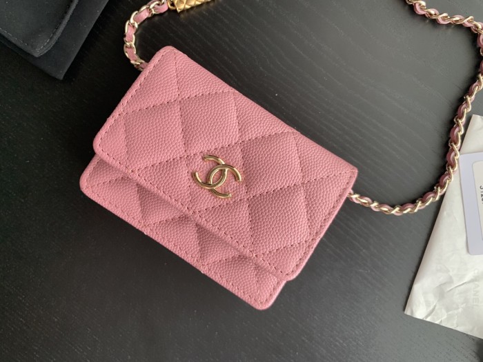  Handbag   Chanel  2444  size  10cmx8cmx1.5 cm