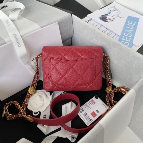 Handbag   Chanel  AS3368 size 13*17*6 cm