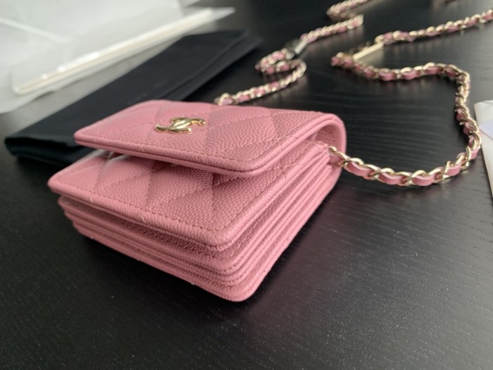  Handbag   Chanel  2444  size  10cmx8cmx1.5 cm