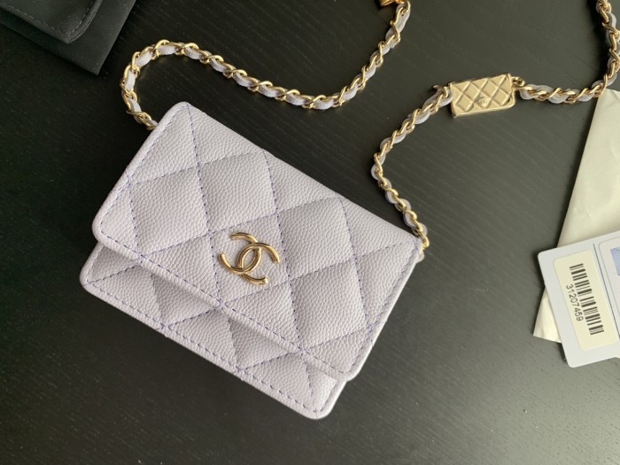 Handbag   Chanel  2444  size  10cmx8cmx1.5 cm