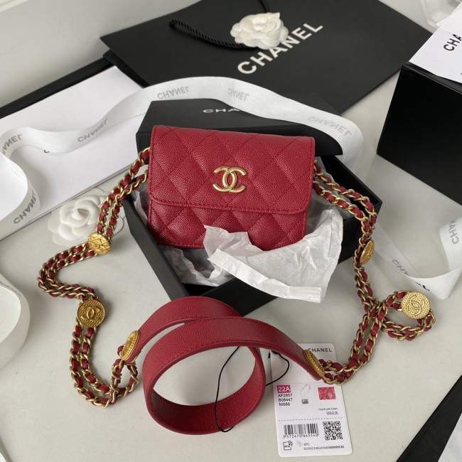 Handbag   Chanel  AP2857  size  𝟗*𝟏𝟐.𝟑*𝟑.𝟐 𝐜𝐦