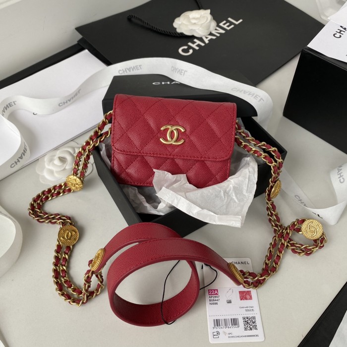 Handbag   Chanel  AP2857  size  𝟗*𝟏𝟐.𝟑*𝟑.𝟐 𝐜𝐦