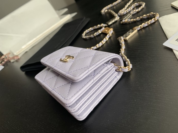 Handbag   Chanel  2444  size  10cmx8cmx1.5 cm