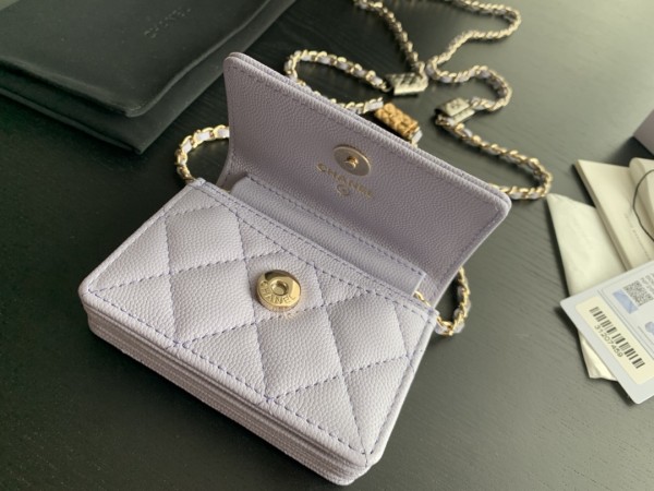 Handbag   Chanel  2444  size  10cmx8cmx1.5 cm